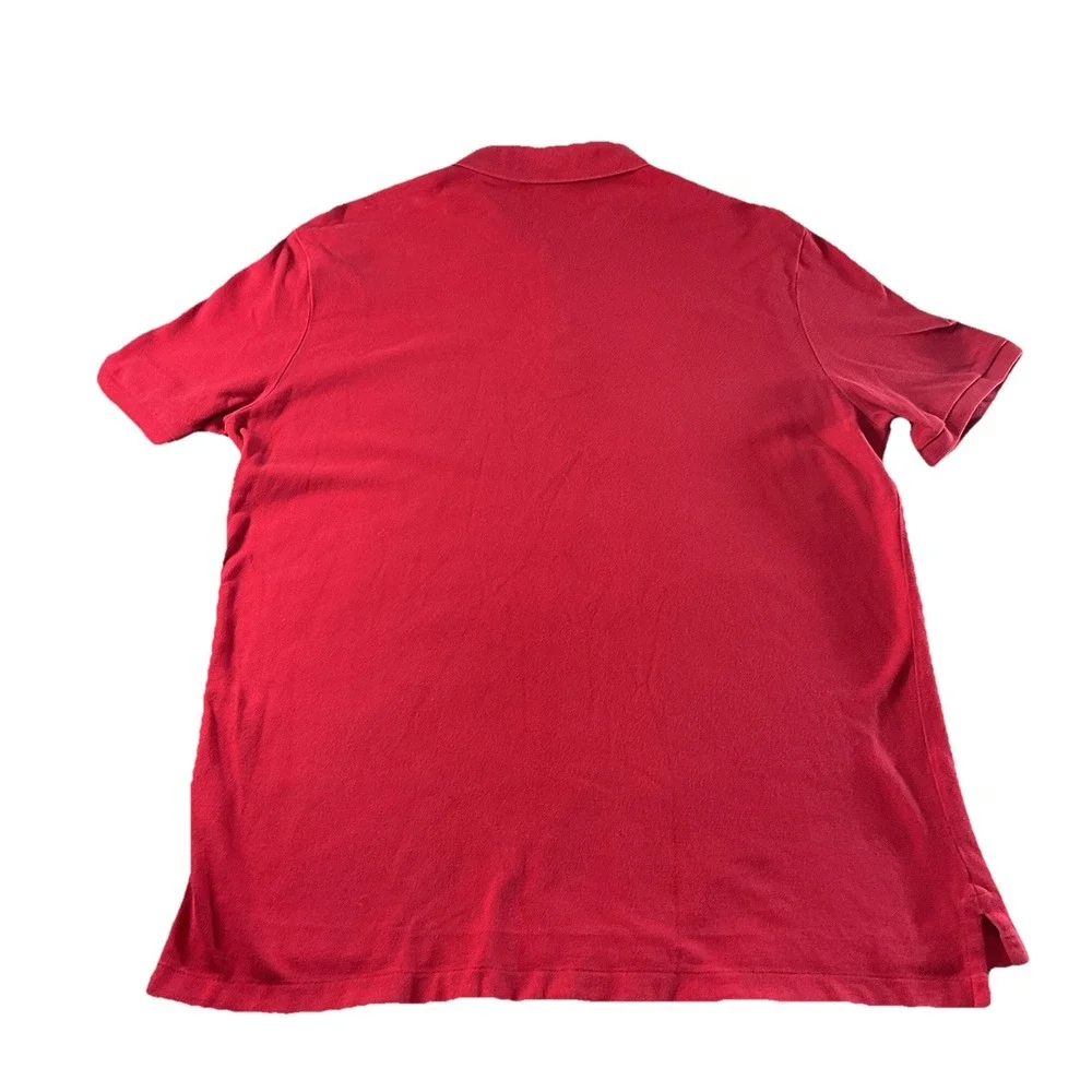 Polo Ralph Lauren Red Classic Fit‎ Short Sleeve Polo Shirt Men's Large